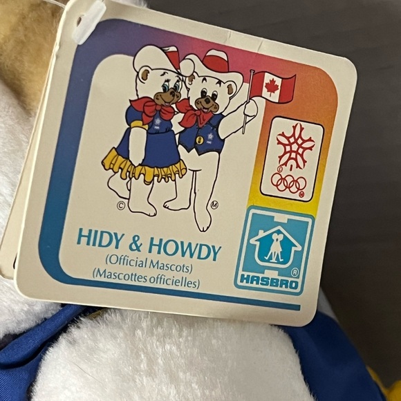 1988 Calgary Winter Olympic Mascots  Hidy & Howdy Cowboy Teddy Polar Bears Pair - Picture 7 of 8